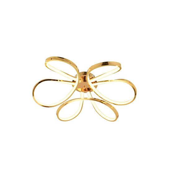 Apliqa Chalda Gold Plafonyer Modern Salon Led Avize