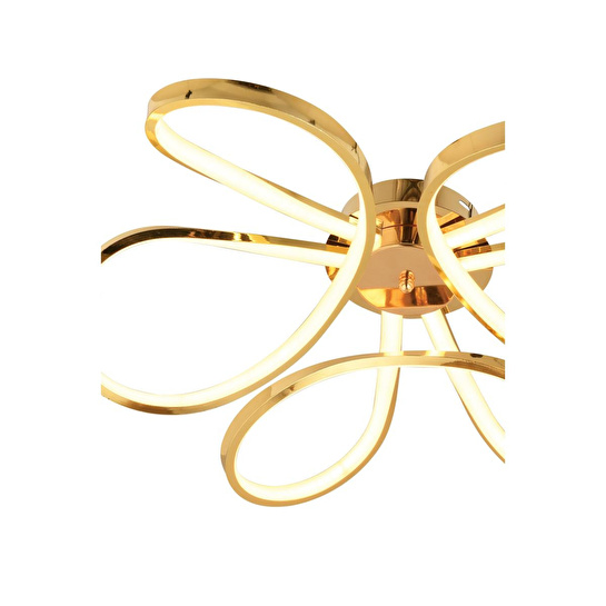 Apliqa Chalda Gold Plafonyer Modern Salon Led Avize