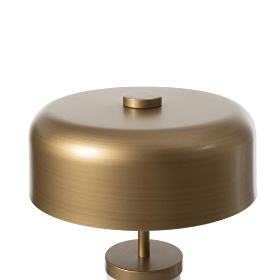 Mudo Home Pilz Gold Mermer Abajur 30x47 Cm