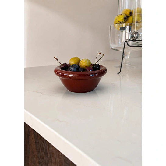 Beige & Stone Seramik Kahverengi Donut Dondurma Bowl Kahvaltılık Tatlı Salata Kase