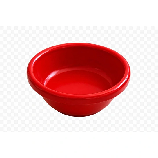 Beige & Stone Seramik Donut Dondurma Bowl Kahvaltılık Tatlı Salata Kase Kırmızı