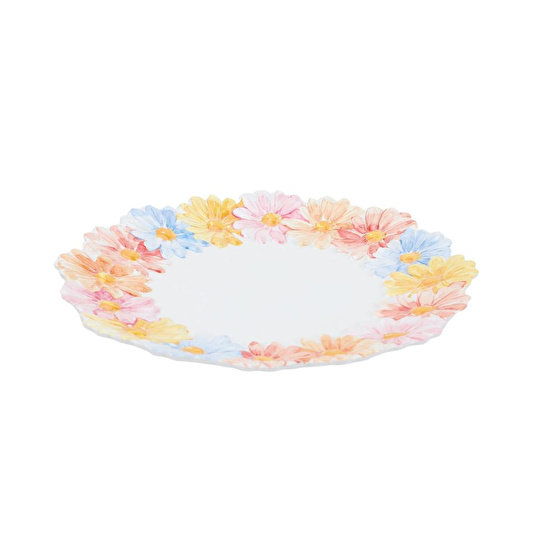 Lucky Art Florista Melamin Servis Tabak Seti 28cm (2'li)