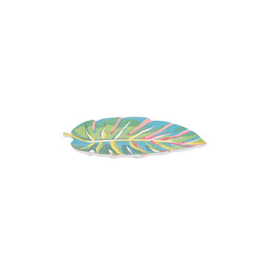 Lucky Art Tropea Melamin Yaprak Formlu Sunumluk 23cm