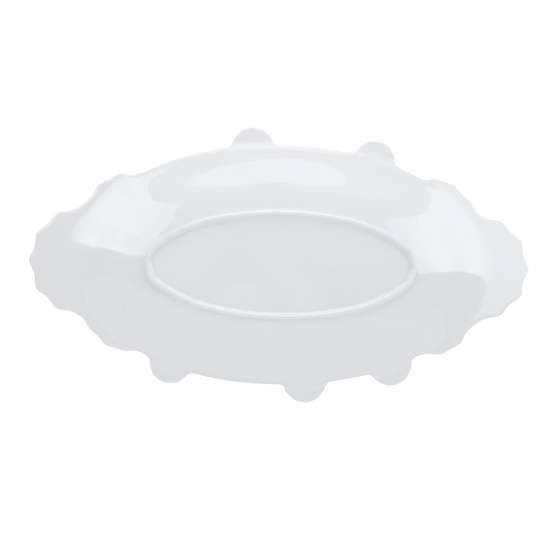 Lucky Art Florista Melamin Oval Servis Tepsisi 54cm