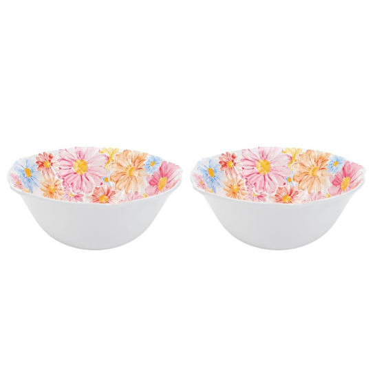 Lucky Art Florista Melamin Salata Kase Seti 18cm (2'li)
