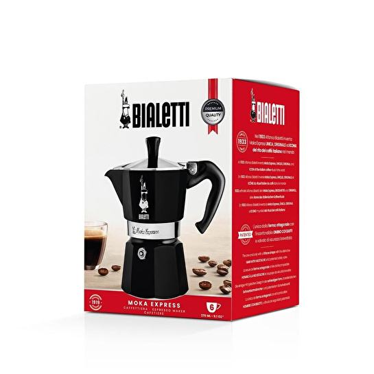 Bialetti Moka Express Siyah (6 Cup)