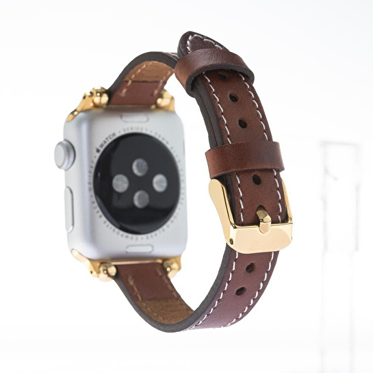 Bloominbag Avilla Desert Tan Deri Apple Watch Band (44/45/46/49mm)