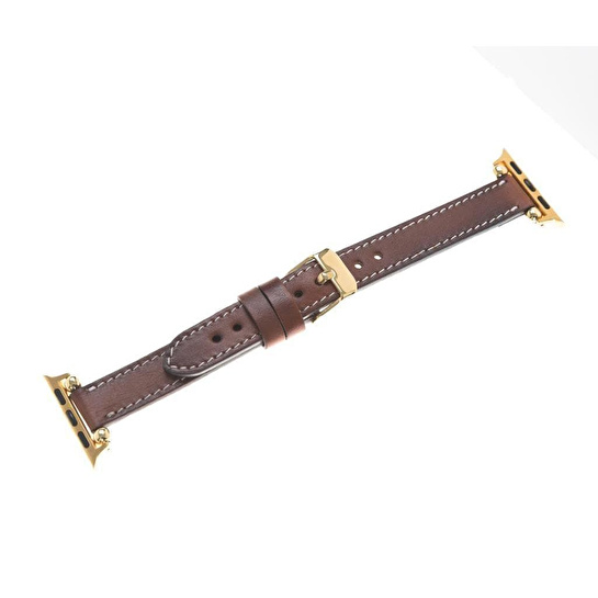 Bloominbag Avilla Desert Tan Deri Apple Watch Band (44/45/46/49mm)