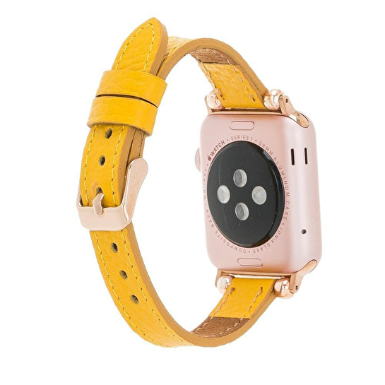 Bloominbag Avilla Golden Hour Deri Apple Watch Band (44/45/46/49mm)