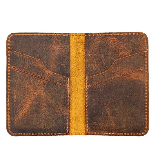 Bloominbag Heritage Core Saddle Brown Deri Erkek Cüzdanı