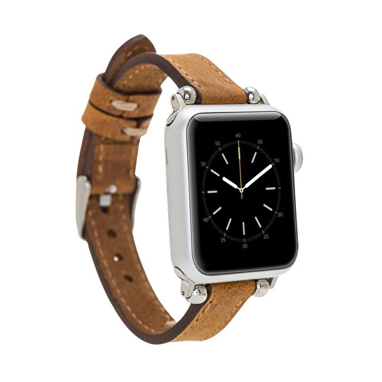 Bloominbag Avilla Mocca Clay Deri Apple Watch Band (44/45/46/49mm)