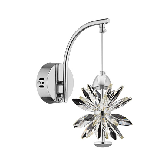 Apliqa Menekşe Krom 10 Watt Tekli̇ Led Apli̇k