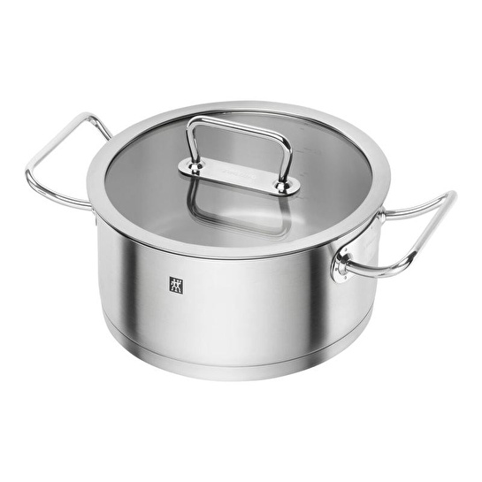 Zwilling Pro Sığ Tencere, 24 Cm | Yuvarlak | 18/10 Paslanmaz Çelik