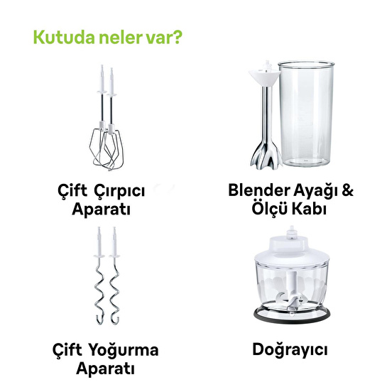 Braun Hm5137wh El Mikseri̇
