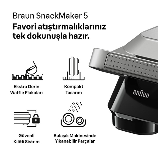 Braun Snackmaker 5 Sm5006 Silver Tost M.