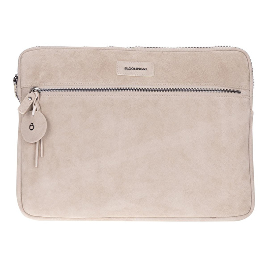 Bloominbag Sand Still Hakiki Süet Deri 13-14 Inç Macbook/laptop Kılıfı
