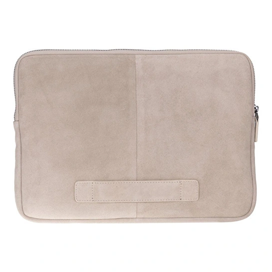 Bloominbag Sand Still Hakiki Süet Deri 13-14 Inç Macbook/laptop Kılıfı