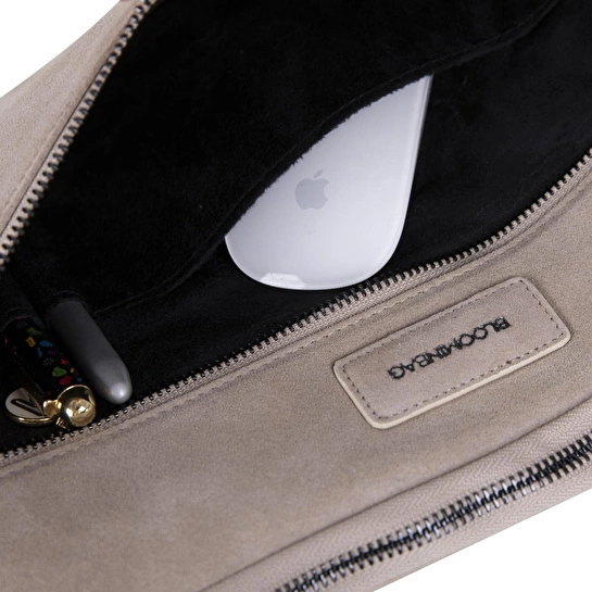 Bloominbag Sand Still Hakiki Süet Deri 13-14 Inç Macbook/laptop Kılıfı