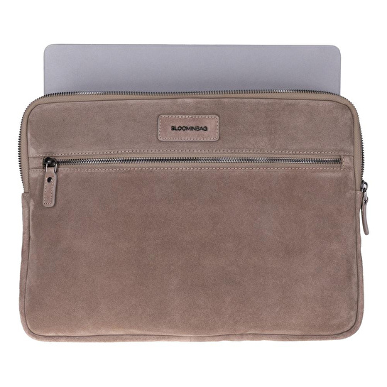 Bloominbag Mist Still Hakiki Süet Deri 13-14 Inç Macbook/laptop Kılıfı