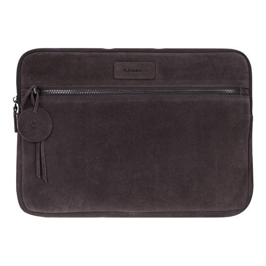 Bloominbag Mocha Still Hakiki Süet Deri 15-16 Inç Macbook/laptop Kılıfı