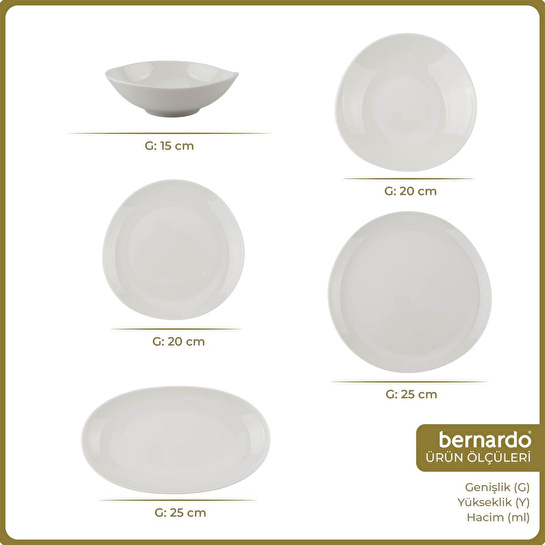 Bernardo Siena 53 Parça Yemek Takımı