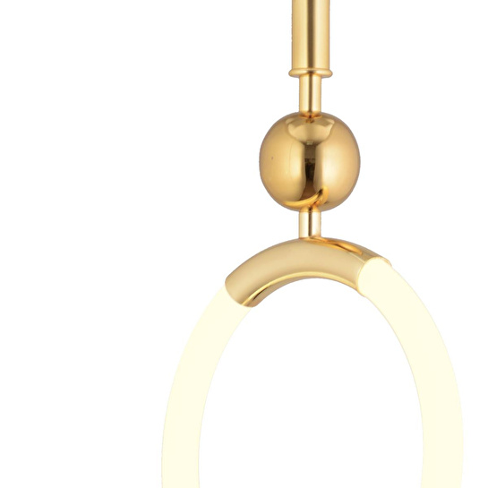 Apliqa Struer Tekli Gold Ledli 20 Watt Modern Koridor, Yatak Odası Salon Sarkıt Led Avize