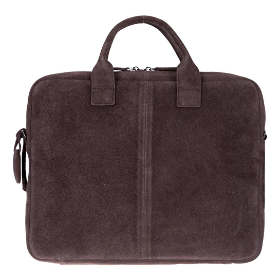 Bloominbag Mocha Still Hakiki Süet Deri 13-14 Inç Macbook/laptop Çantası