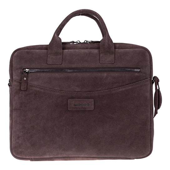 Bloominbag Mocha Still Hakiki Süet Deri 13-14 Inç Macbook/laptop Çantası