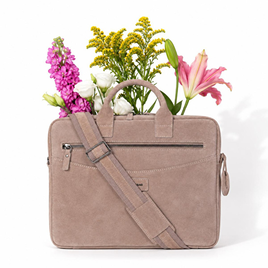 Bloominbag Mist Still Hakiki Süet Deri 15-16 Inç Macbook/laptop Çantası
