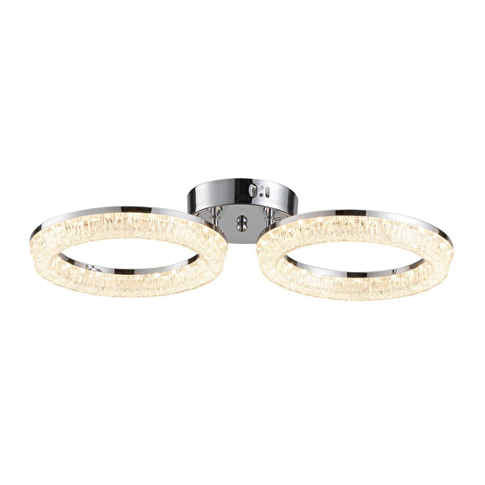 Apliqa Gomez 2'li Krom 64 Watt Plafonyer 3 Renkli Led Avize