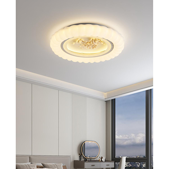 Apliqa Gavin Beyaz 160 Watt Plafonyer 3 Renkli Led Avize