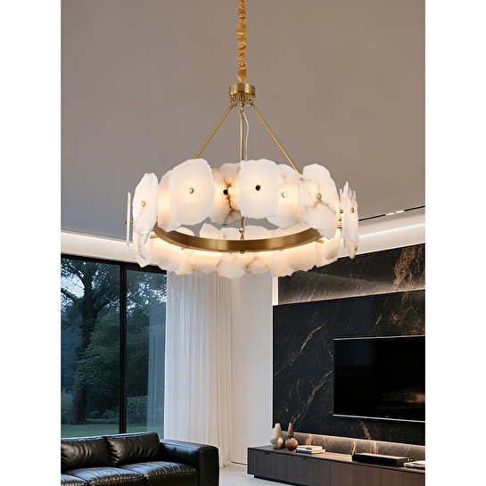 Apliqa Harlow 80'lık Gold 66 Watt Ledli Avize