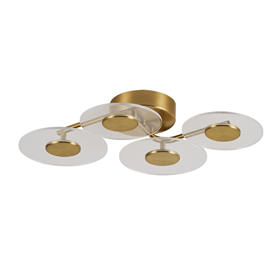 Apliqa Callista 4'lü Gold 12 Watt Plafonyer 3 Renkli Led Avize