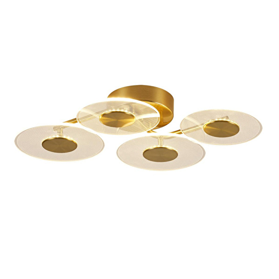 Apliqa Callista 4'lü Gold 12 Watt Plafonyer 3 Renkli Led Avize