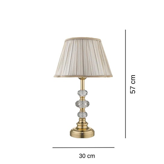 Apliqa (2 Adet) Arven Gold Kristal Abajur