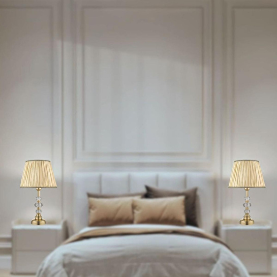 Apliqa (2 Adet) Arven Gold Kristal Abajur