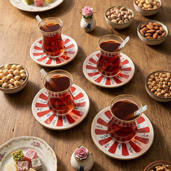 Bernardo Lal 12 Parça Çay Seti