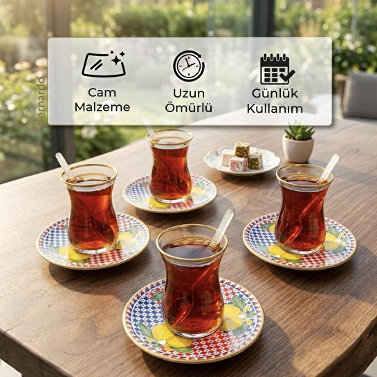 Bernardo Vita 12 Parça Çay Seti