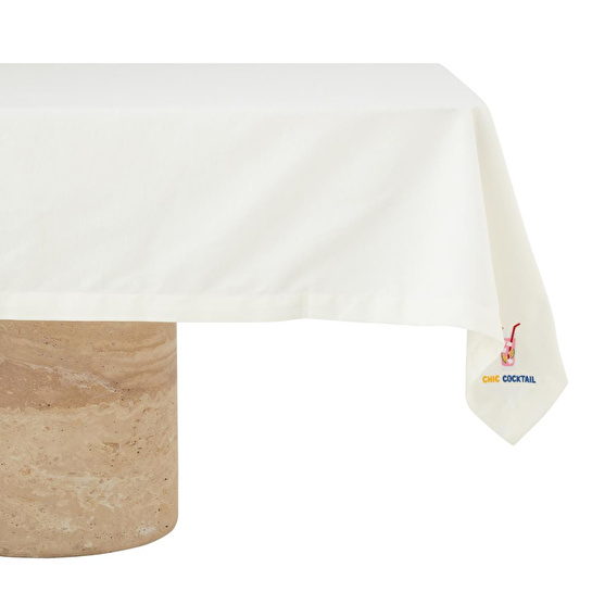 Mudo Home Summer Nakişli Masa Örtüsü 150x250 Cm