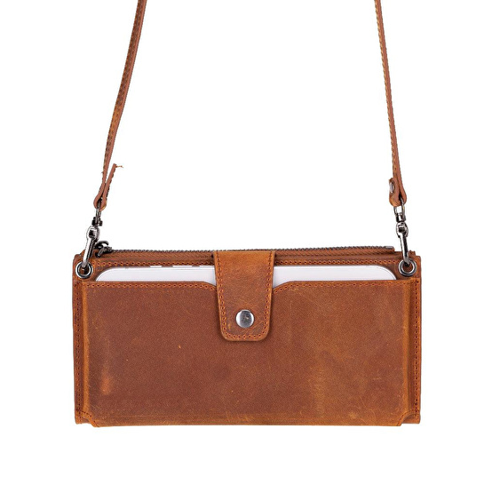 Bloominbag Lozan Strap Saddle Heritage Gerçek Deri Çapraz Askılı Cüzdan Çanta