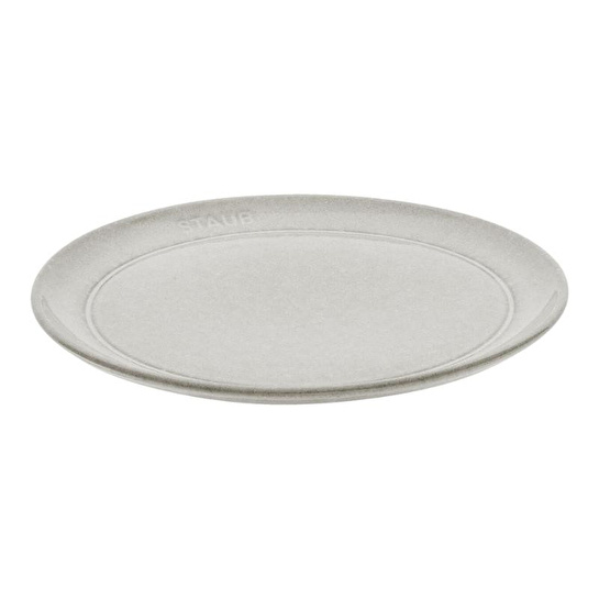Staub Tabak Sığ, 20 Cm, Seramik, Beyaz Trüf