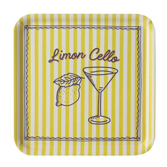 Mudo Home Li̇mon Cello Kaydirmaz Tepsi̇ 24 Cm