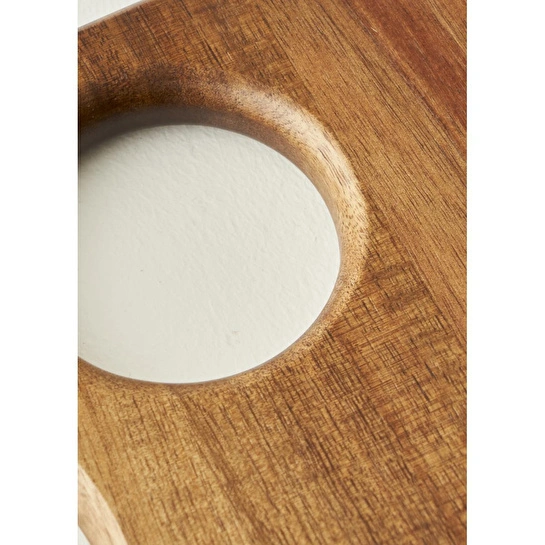 Bella Maison Allison Akasya Kesme Tahtası Naturel (32x23 Cm) Naturel
