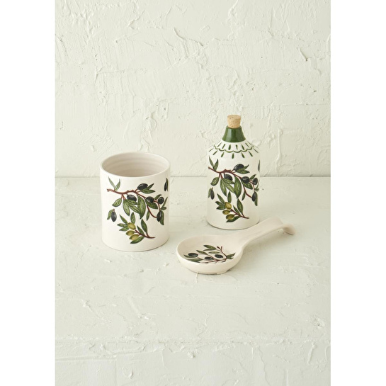 Bella Maison Olive Dik Kaşıklık (11,5x12,5 Cm) Çok Renkli