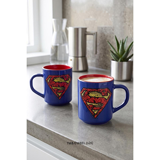 Rakle Superman 2'li Kupa Seti Mavi 250 Cc