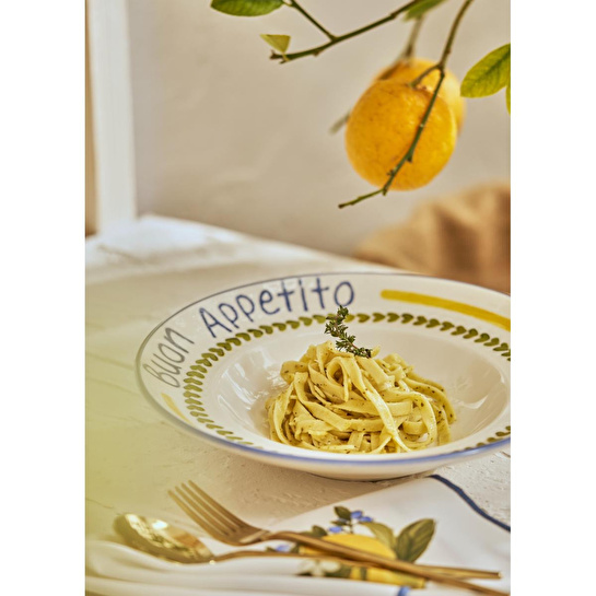 Bella Maison Lemoncello Porselen Makarna Tabağı (27 Cm) Çok Renkli