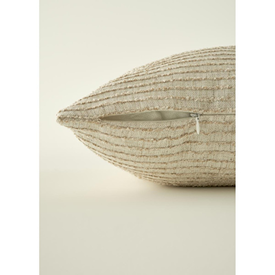 Bella Maison Bianca Dolgulu Dekoratif Yastık Krem (43x43 Cm) Krem