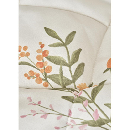 Bella Maison Flores Kapitoneli Çok Amaçlı Çift Kişilik Yatak Örtüsü Seti (240x220 Cm) Çok Renkli