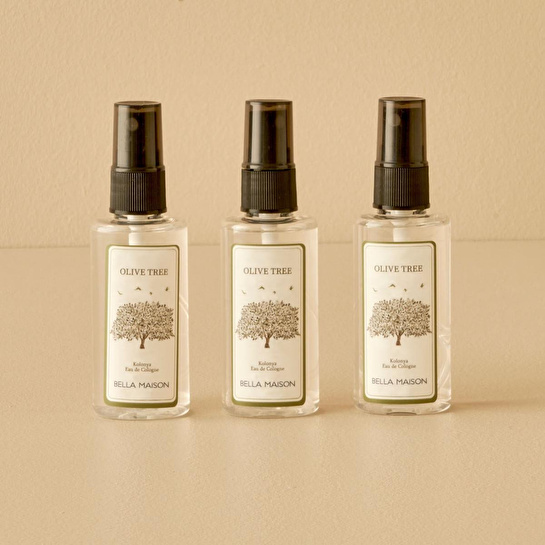 Bella Maison Olive Tree Kolonya 3'lü Yeşil (50 Ml)