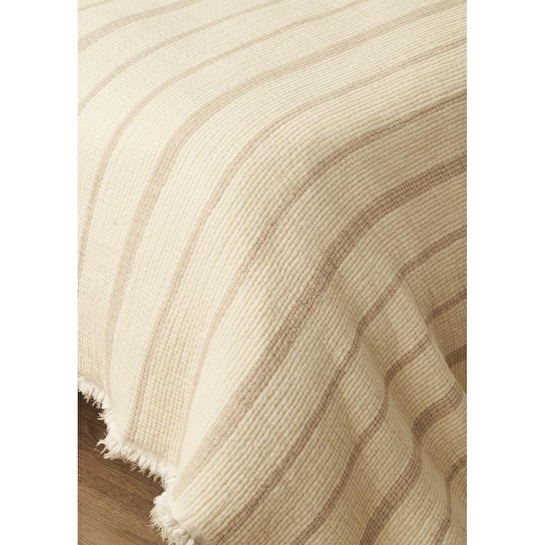 Bella Maison %100 Pamuk Bahama Müslin Dolgulu Çok Amaçlı Çift Kişilik Yatak Örtüsü Seti Krem (230x250 Cm) Krem